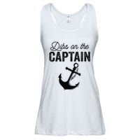 Dibs On The Captain Ladies Essential Flowy Tank