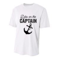 Dibs On The Captain Youth Performance Sprint T-Shirt