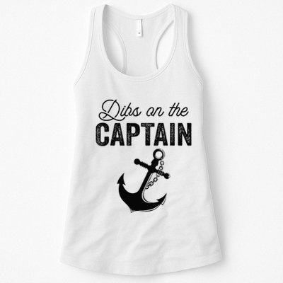 Dibs On The Captain Womens Tank Top