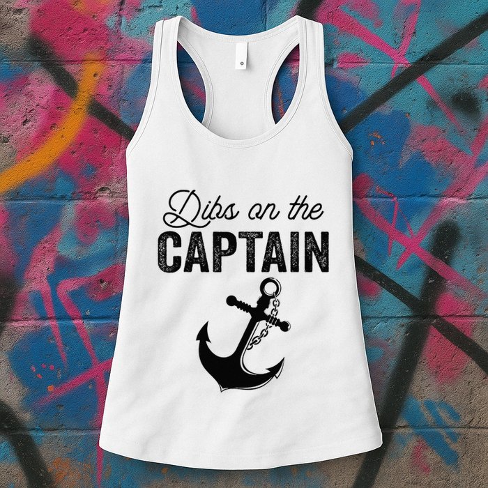 Dibs On The Captain Womens Tank Top