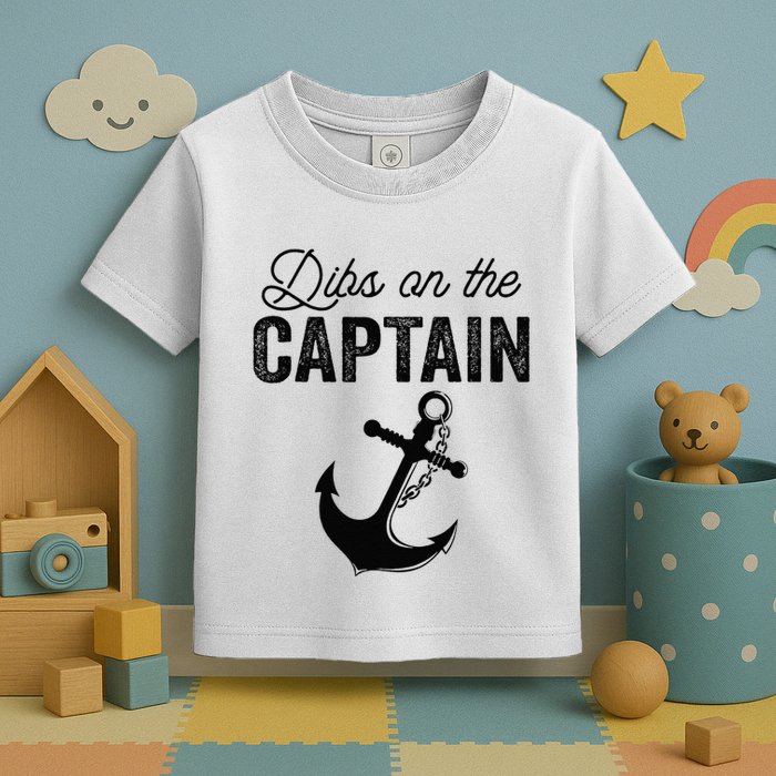 Dibs On The Captain Toddler T-Shirt