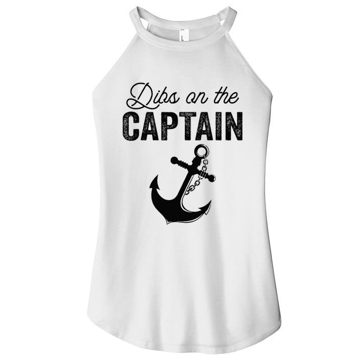Dibs On The Captain Women's Perfect Tri Rocker Tank