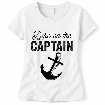 Dibs On The Captain Womens T-Shirt