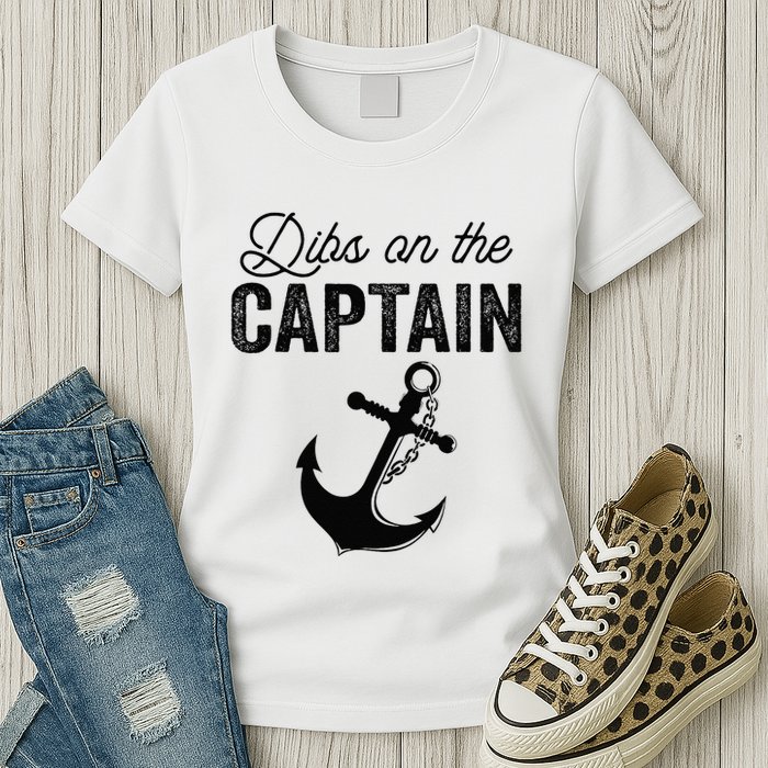 Dibs On The Captain Womens T-Shirt