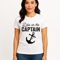 Dibs On The Captain Womens T-Shirt