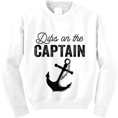 Dibs On The Captain Kids Sweatshirt