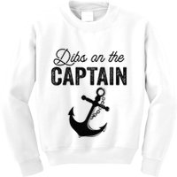 Dibs On The Captain Kids Sweatshirt