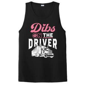 Dibs On The Driver Truckers Wife Friend Trucking Trucks Gift PosiCharge Competitor Tank