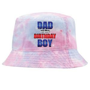 Dad Of The Birthday Spider Web Boy Dad And Mom Family Tie-Dyed Bucket Hat