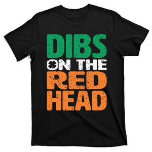 Dibs On The Redhead Saint Patrick's Day Funny T-Shirt