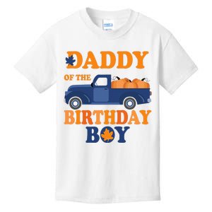 Daddy of The Pumpkin Truck 1st Birthday Kids T-Shirt