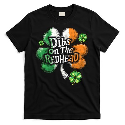 Dibs on the Redhead St Patrick's Irish Shamrock T-Shirt
