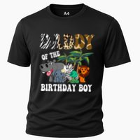 Daddy Of The Birthday Boy Zoo Bday Safari Celebration Cooling Performance Crew T-Shirt