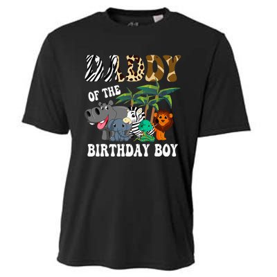 Daddy Of The Birthday Boy Zoo Bday Safari Celebration Cooling Performance Crew T-Shirt