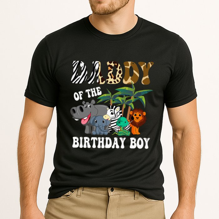 Daddy Of The Birthday Boy Zoo Bday Safari Celebration Cooling Performance Crew T-Shirt