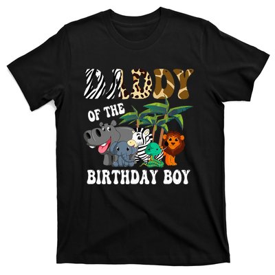 Daddy Of The Birthday Boy Zoo Bday Safari Celebration T-Shirt