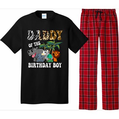 Daddy Of The Birthday Boy Zoo Bday Safari Celebration Pajama Set