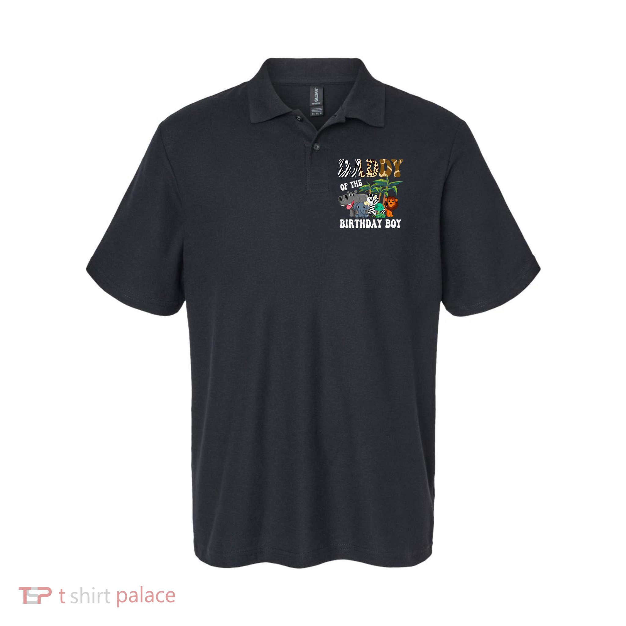 Daddy Of The Birthday Boy Zoo Bday Safari Celebration Polo