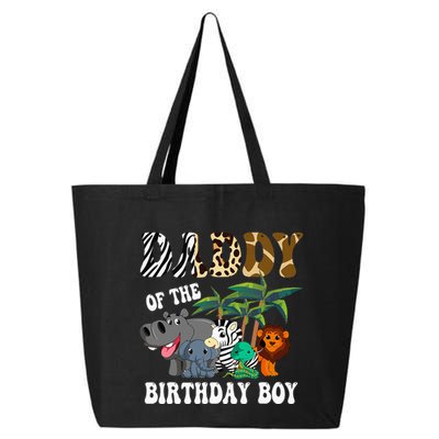Daddy Of The Birthday Boy Zoo Bday Safari Celebration 25L Jumbo Tote