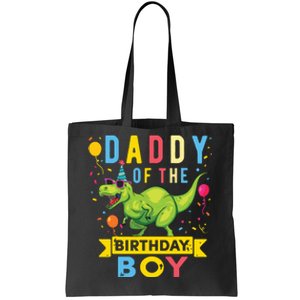 Daddy Of The Birthday Rex Dinosaur Birthday Party Tote Bag