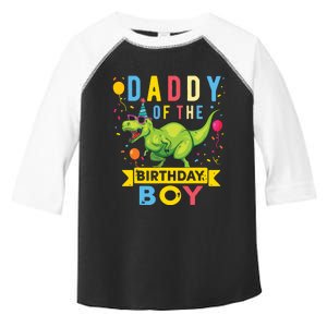 Daddy Of The Birthday Rex Dinosaur Birthday Party Toddler Fine Jersey T-Shirt