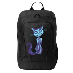 Day Of The Dead Dia De Los Muertos Cat City Backpack