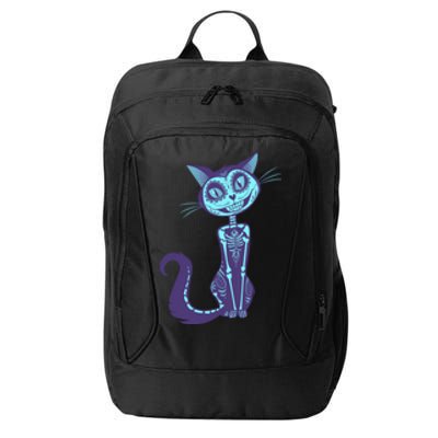 Day Of The Dead Dia De Los Muertos Cat City Backpack