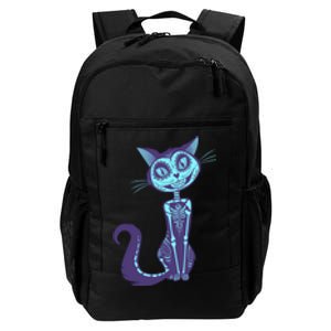 Day Of The Dead Dia De Los Muertos Cat Daily Commute Backpack