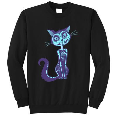 Day Of The Dead Dia De Los Muertos Cat Tall Sweatshirt