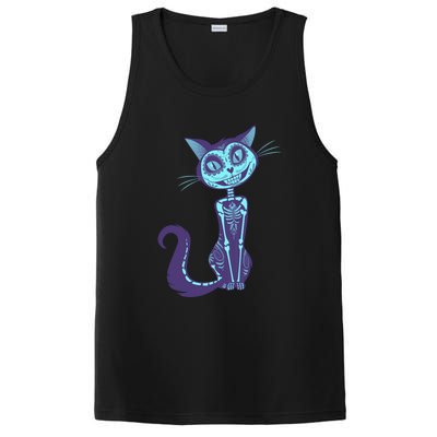 Day Of The Dead Dia De Los Muertos Cat PosiCharge Competitor Tank