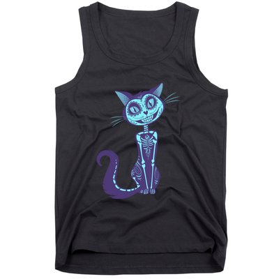 Day Of The Dead Dia De Los Muertos Cat Tank Top