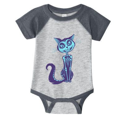 Day Of The Dead Dia De Los Muertos Cat Infant Baby Jersey Bodysuit