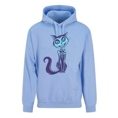 Day Of The Dead Dia De Los Muertos Cat Unisex Surf Hoodie