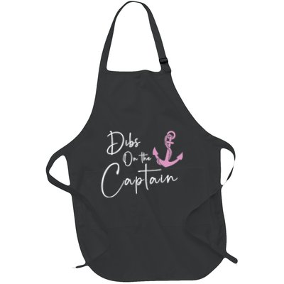 Dibs On The Captain Full-Length Apron With Pockets