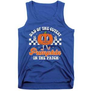 Dad Of The Cutest Pumpkins In The Patch Family Halloween Dad Gift Tank Top