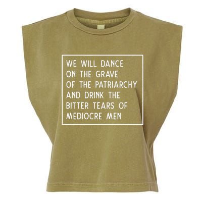 Dance On The Grave Of The Patriarchy Social Justice Feminist Garment-Dyed Women's Muscle Tee