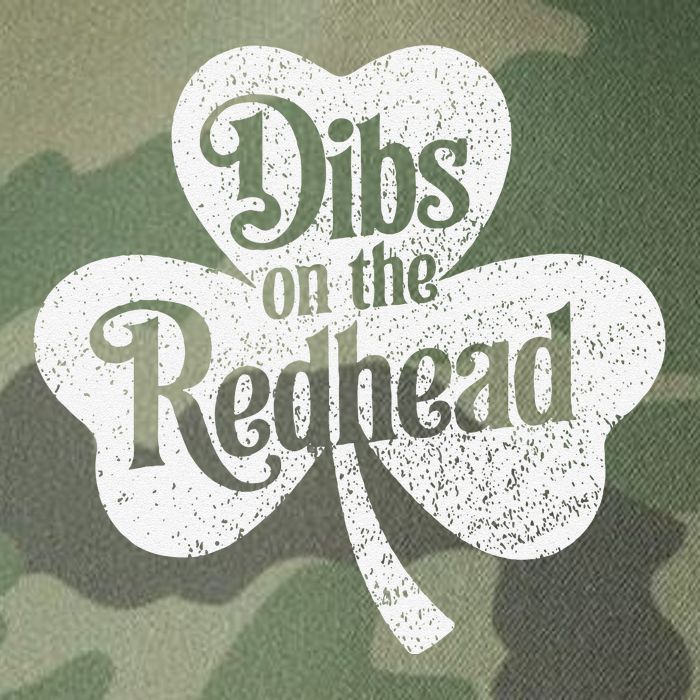 Dibs On The Redhead Shamrock .Png Legacy Tie Dye Trucker Hat