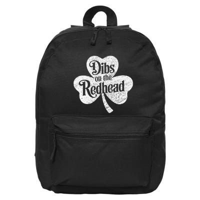 Dibs On The Redhead Shamrock .Png 16 in Basic Backpack