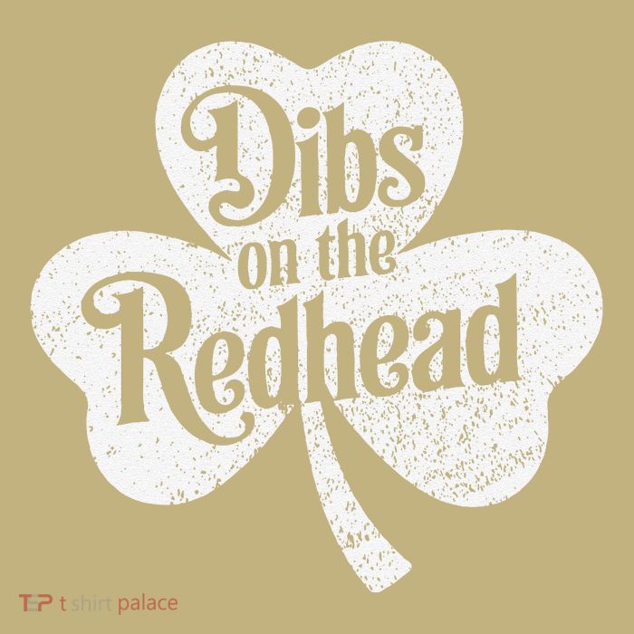 Dibs On The Redhead Shamrock .Png Hoodie