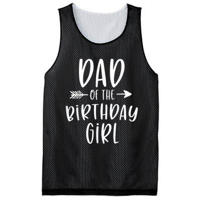  Dad of the Birthday Girl Daddy & Daughter Bday Party Father Mesh Reversible Basketball Jersey Tank