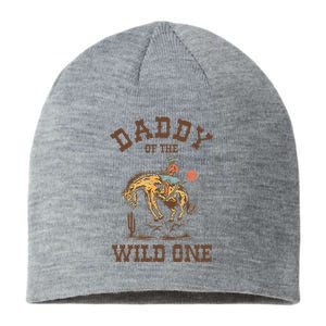 Daddy Of The Wild One 1st Birthday Rodeo Western Cowboy Sustainable Beanie