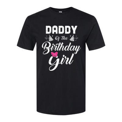 Daddy Of The Birthday Girl Daughter Matching Family For Dad Softstyle® CVC T-Shirt