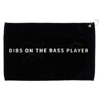 Dibs On The Bass Player Bassist Bass Guitar Grommeted Golf Towel