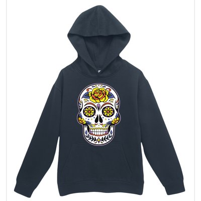 Day Of The Dead Dia De Los Muertos Floral Sugar Skull Urban Pullover Hoodie