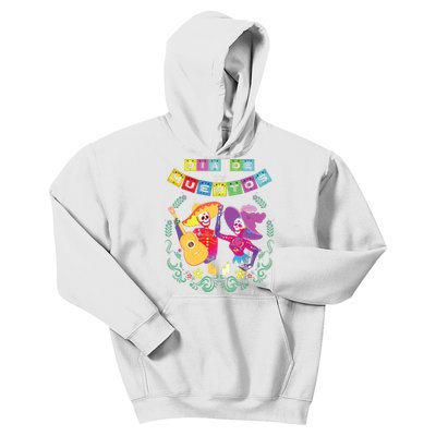 Day Of The Dead Dia De Los Muertos Mexican Skull Mexico Kids Hoodie