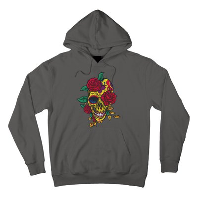 Day Of The Dead Rose Skull Hoodie