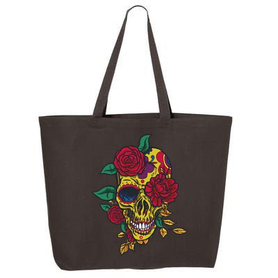 Day Of The Dead Rose Skull 25L Jumbo Tote