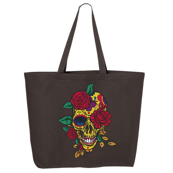 Day Of The Dead Rose Skull 25L Jumbo Tote