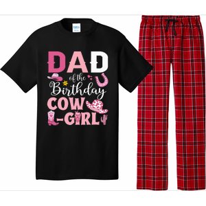 Dad Of The Birthday Cowgirl Rodeo Party Bday Girl Party Pajama Set