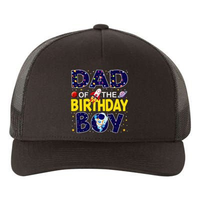 Dad Of The Birthday Boy Outer Space Bday Yupoong Adult 5-Panel Trucker Hat